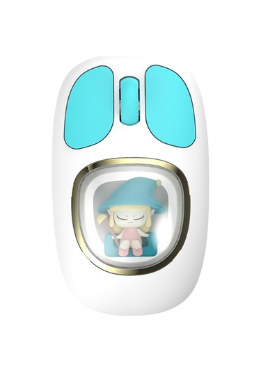 Pikacu Detaylı Sevimli Bluetooth Kablosuz Mouse Şarjlı Sessiz Çift Mod Kızlar Ve Çocuklar İçin Diğer