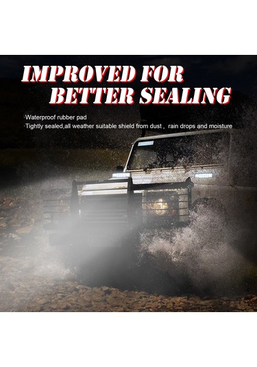 2 Adet 6 İnç Led Bölme Işık Çubuğu 60 W Led Çalışma K21064-2