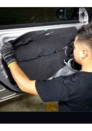 Araç Oto Ses Isı Yalıtım 20cmx10mt 9mm Yapışkanlı Kauçuk İzole