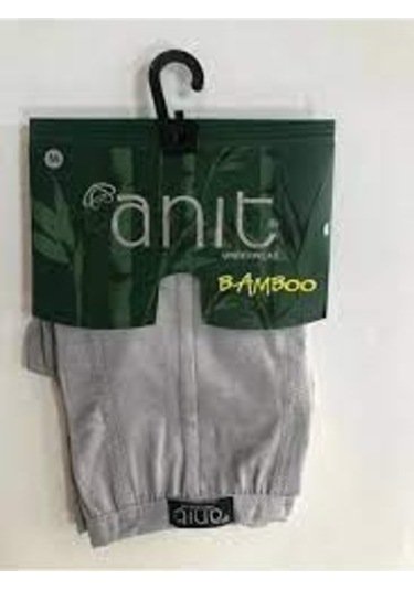 Kit İç Giyim Anıt 1273 Tekli Bambu Ve Likralı Erkek Boxer Gri