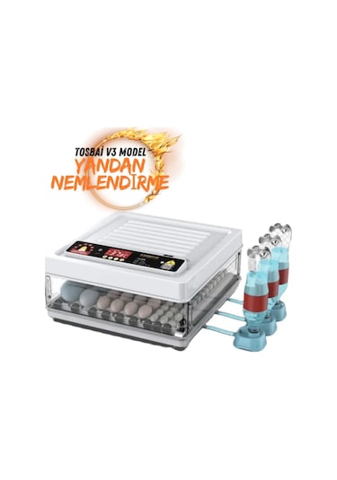 5 Otomatik Programlı 130 Tavuk Yumurta Kapasiteli Tam Otomatik Kuluçka Makinesi