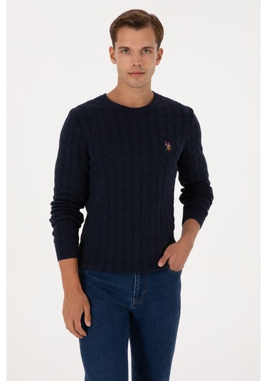 U.s. Polo Assn. Erkek Lacivert Kazak /triko 50307836-vr033 Lacivert