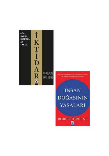 2 Kitalık Set İktidar İnsan Doğasının Yasaları Robert Greene