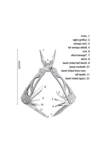 Fastbuy Rdeer Rt-2338 Katlanır Pense Bıçak - Çok Fonksiyonlu, Acil Durum Ve Açık Hava Ekipmanı