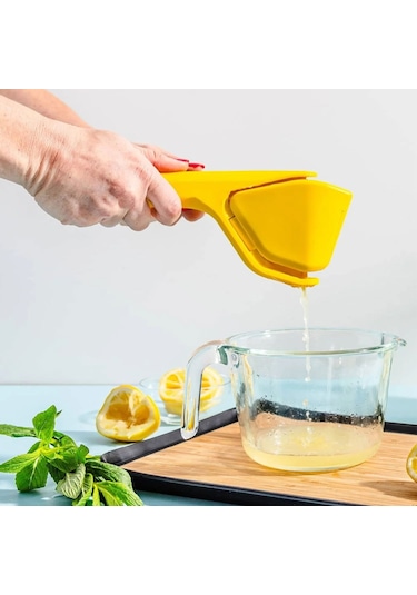 Kangvka Kolay Sıkma Özellikli Manuel Portakal Ve Limon Sıkacağı, Pp Malzeme, 25cm