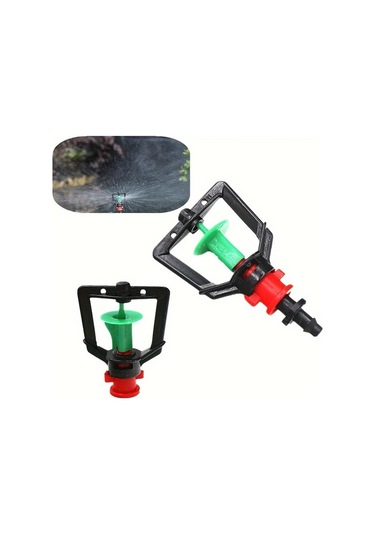 Elmpaly 50 Adet 360 Dönen Mikro Fıskiyeler - Sera Ve Çim Sulama İçin Dayanıklı Plastik Ters Tasarım