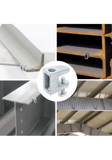 Işın Kelepçesi, 20 Pcs 3/8 '13/16' Çinko Kaplama Demir Güvenliği C-clamps 13/16 'kaynak/marangoz/bina/ev Montajı İçin Çene Açıklığı