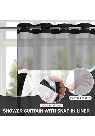 Reedark Siyah Otel Kalitesi Kanca Yok Su Geçirmez Perde Seti - Tıkla Tak Sürdürülebilir Döşeme Ve Havalandırma Paneli Siyah