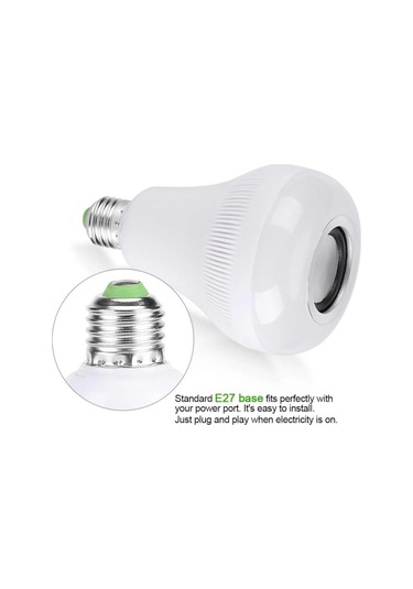 Kumandalı Bluetooth Hoparlör Ampul Ld-37 5365
