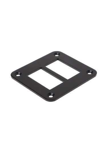 Teltree Alüminyum Siyah Araç Bot Gemi Rocker Anahtar Paneli Tutucu 2/3/4/6 Yollu - Dayanıklı, Kolay Kurulum