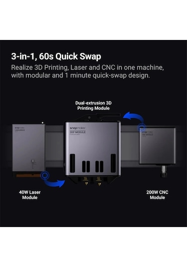 Snapmaker Artisan Premium 3 İn 1 3d Yazıcı