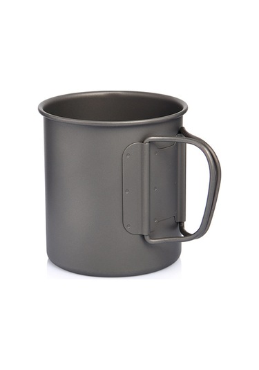 Wıdesea Wstt-375Ml Ultralight Titanyum Alaşımlı Bardak 375 Ml Katlanabilir Saplı Fda Sertifikası Yok Bpa Içermez