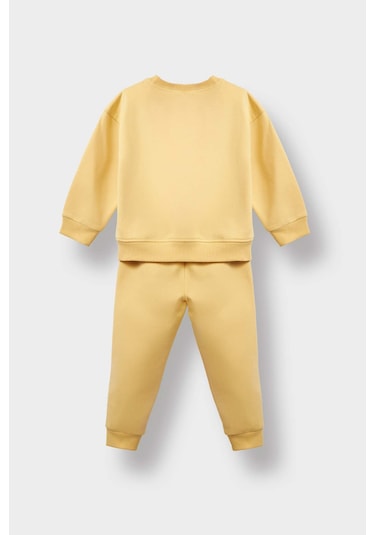 Defacto Kız Bebek 2li Takım İçi Yumuşak Tüylü Sweatshirt Eşofman Altı E8360a525auyl495 Sari Defacto Kız Bebek 2li Takım İçi Yumuşak Tüylü Sweatshirt Eşofman Altı E8360a525auyl495 Sari