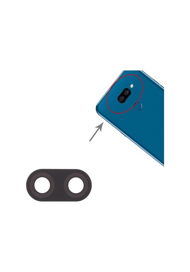 Lg K40s Arka Kamera Camı Lensi Çıtasız Sadece Cam