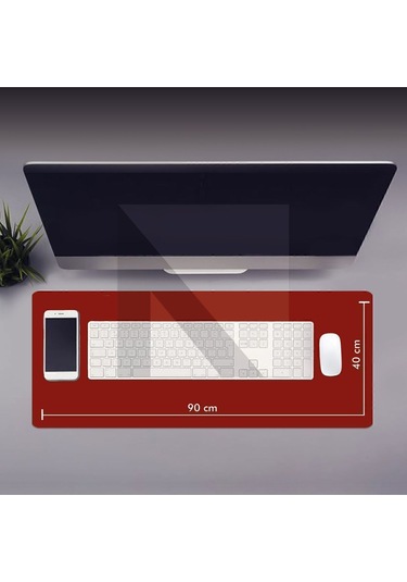 MP05 - 90x40 2xlarge Kırmızı Gaming Mousepad Ev Ofis Oyun