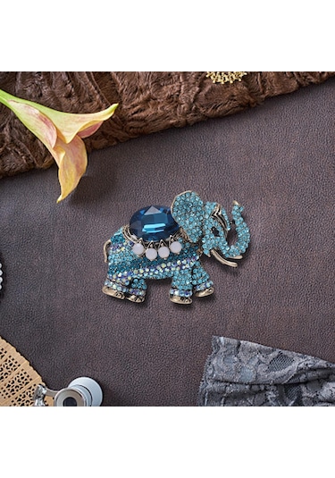 Suntek Gelin Takım Yıldönümü Mavi Için Yaka İğnesi Mavi