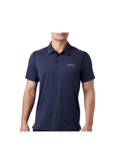 Columbia AO2933 Tech Trail Polo Erkek T-Shirt Lacivert