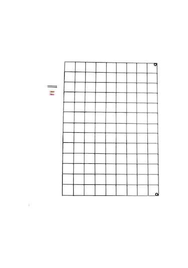 Metal Fotoğraf Askısı Tel Pano Notluk Siyah 50X70 Catchme