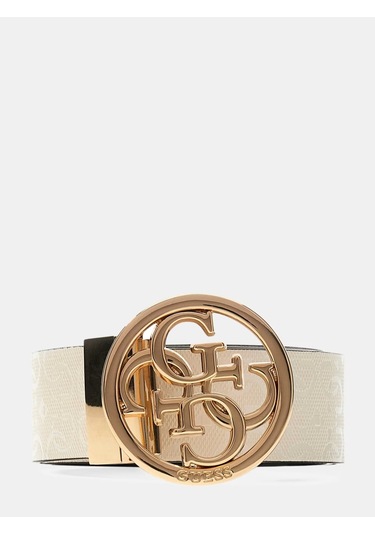Guess-stacey 4g Logo Belt-kemer-bw9319p6135 Siyah - Beyaz