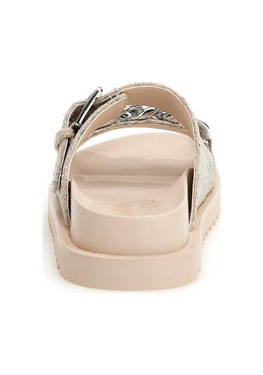 Beige / Silver Kadın Guess Footwear Dress Kadın Sandalet FL6FATFA