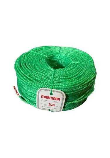 2,5 Mm - 200 Metre Marmara Naylon İp Yeşil Renk Çok Renkli