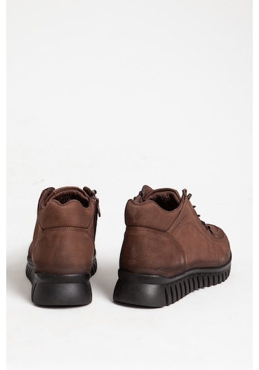 Hammer Jack Erkek Comfort Yarım Bilek Casual Bot Gerçek Deri Hj 18810m Nubuk Kahve Null