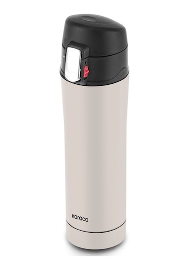 Karaca Pluton Çelik Sızdırmaz Termos Krem 450 ml