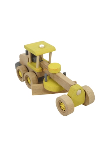 Mr. Quokka Ahşap Greyder - Sarı