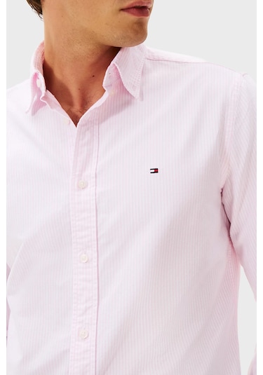 Tommy Hilfiger Erkek Gömlek Mw0mw36238 0d2 Pembe Pembe