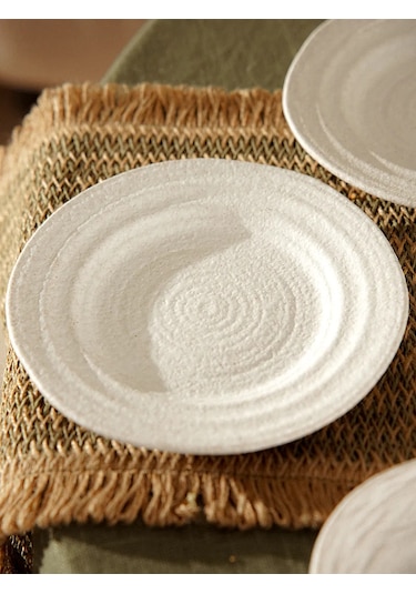 Sl Home Arena 2'li Talaş Seti D 20 Cm Seramik Tatlı Tabakları 237674242 Beyaz