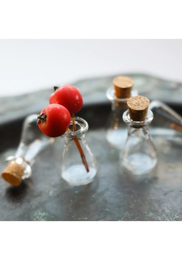 Kafebizu Cam Şişe-mini 3 Parça El İşi Ve Saklama İçin... 193607167