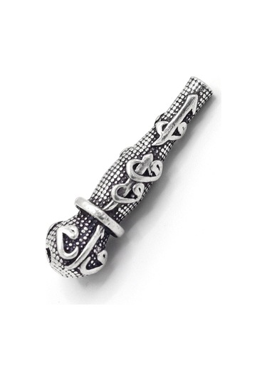 Midyat Nurtaş Gümüş Elif Vav İşlemeli 925 Ayar Gümüş Tesbih İmamesi 201023442