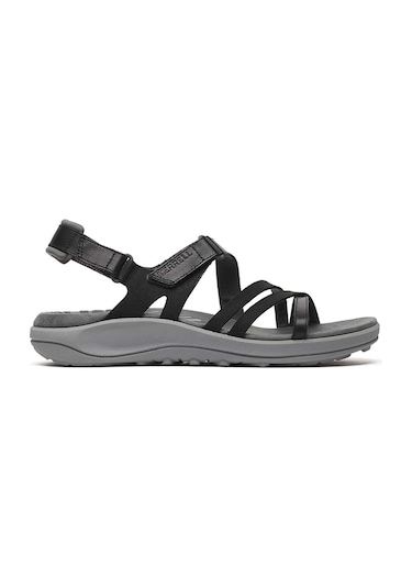 Merrell J008362 Harbor Backstrap Kadın Outdoor Sandalet Siyah Gri Siyah Gri Siyah - Gri