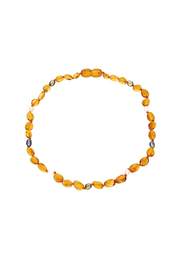 Chavin Kehribar Kolye Kız Erkek Çocuk Bebek Diş Kolyesi Ep83