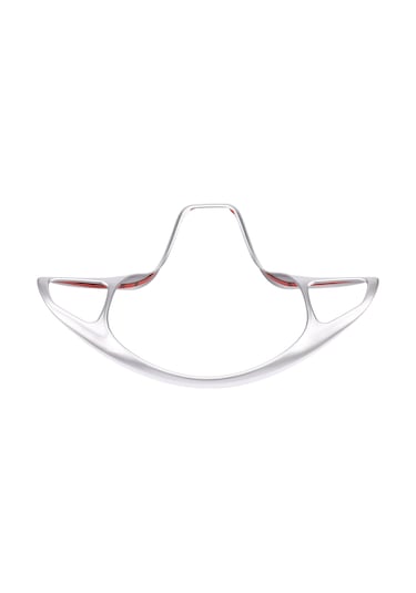 Synodicmonth Mercedes Benz Vito 2017 Gümüş Krom Araç Direksiyon Simidi Düğme Çerçevesi Kaplaması