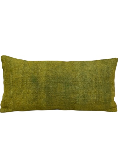 Zehra Abla Halı Yeni El Dokuma Dekoratif Lumbar Kilim Kırlent Yastık Kılıfı 6652 Çok Renkli