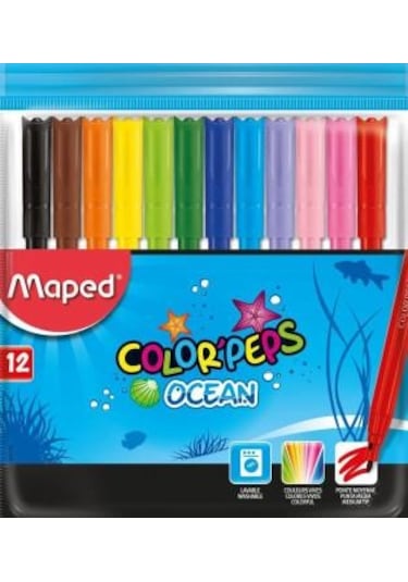 MAPED COLOR PEPS OCEAN KEÇELİ KALEM 12'L