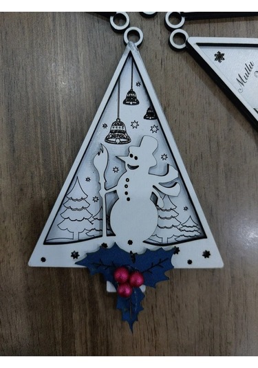 Lavanta Tasarım Yeni Yıl Süsü Ağaç Süsleri Çam Ağacı Beyaz