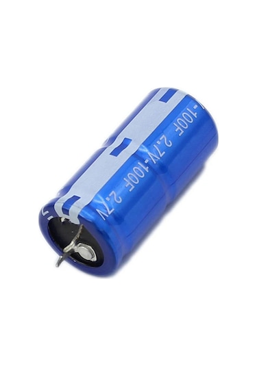 2.7v 100f Süper Kapasitör 22x45mm