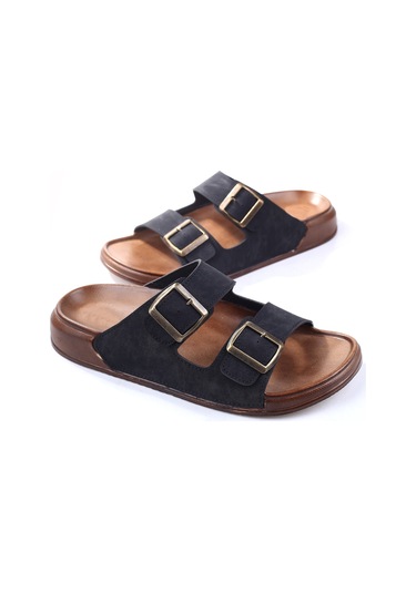 Papuç Sepeti 54201 Anatomik Rahat Taban Erkek Günlük Terlik Vizon