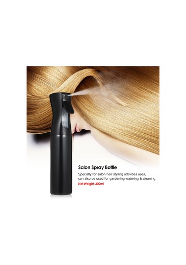 Yifomall 300ml Saç Ve Bahçe Sprey Şişesi - İnce Püskürtmeli, Sızdırmaz, Rahat Tutuşlu Siyah Sprey Şişesi