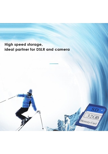 Tongxida Kamera Ve Kameralar İçin 32gb Hızlı Sd Kart - Full Hd Video Ve Hareketli Konular İçin Dayanıklı Mavi Sd109