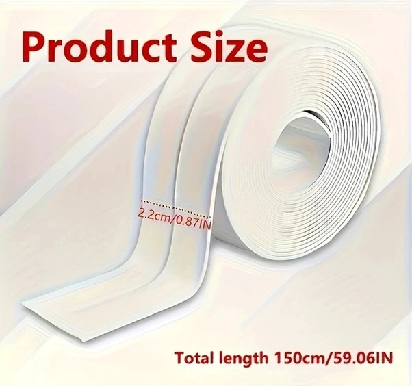 Trendooze Parça 4 Mutfak Banyo Conta Bandı Sunshine022 Yapışkanlı Su Sızdırmaz