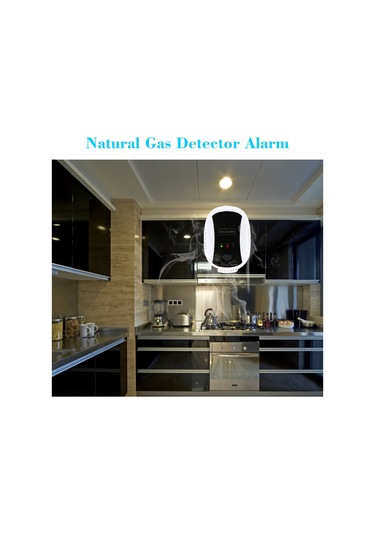 Aubyhe Kablosuz Gaz Alarmı - Doğalgaz, Lpg Ve Co Kaçaklarını Tespit Eder, 75db Sesli Uyarı, Led Göstergeli