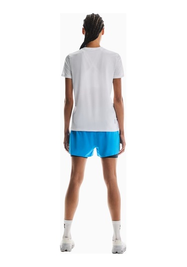 On 3" Performance 2/1 Shorts Hafif Iç Taytlı Hızlı Kuruyan Kadın Koşu Şortu Mavi