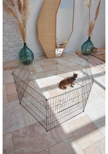 Pet Pretty Köpek Tel Bahçe Çiti Orta Boy (6 x 60x54 Cm)