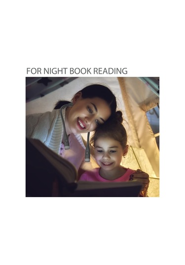 Boatshop1 1 Adet Siyah Led Boyun Okuma Lambası Usb Şarj Edilebilir 3 Renk Ayarlanabilir Parlaklık Bükülebilir Kol Rahat Ve Hafif Siyah