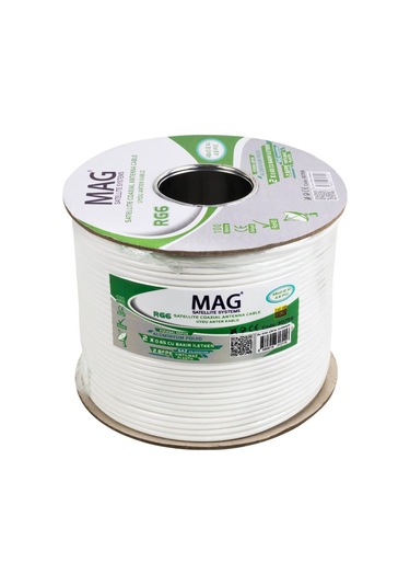 Mag Rg59 Fa Mini İnce Çiftli Twin Kablo 300metre