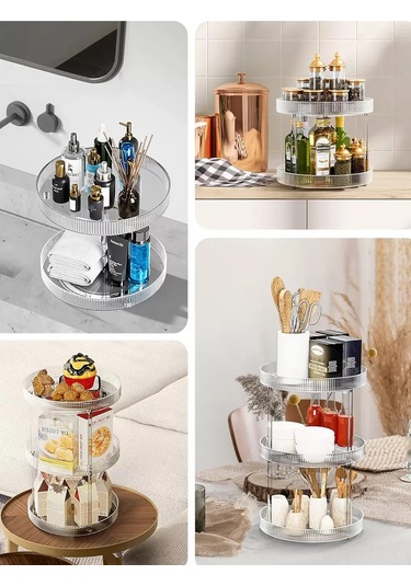 Imrun Mutfak Ve Banyo İçin 1 Katlı Döner Stand 210461935 Beyaz