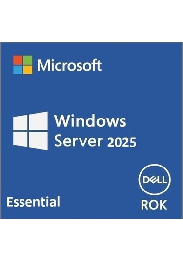 Dell 634-cvdt Windows Server Essentials 2025 Rok 64bit 25 Kullanıcı